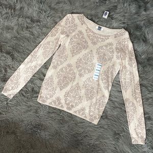 Cream Old Navy long sleeve/sweater